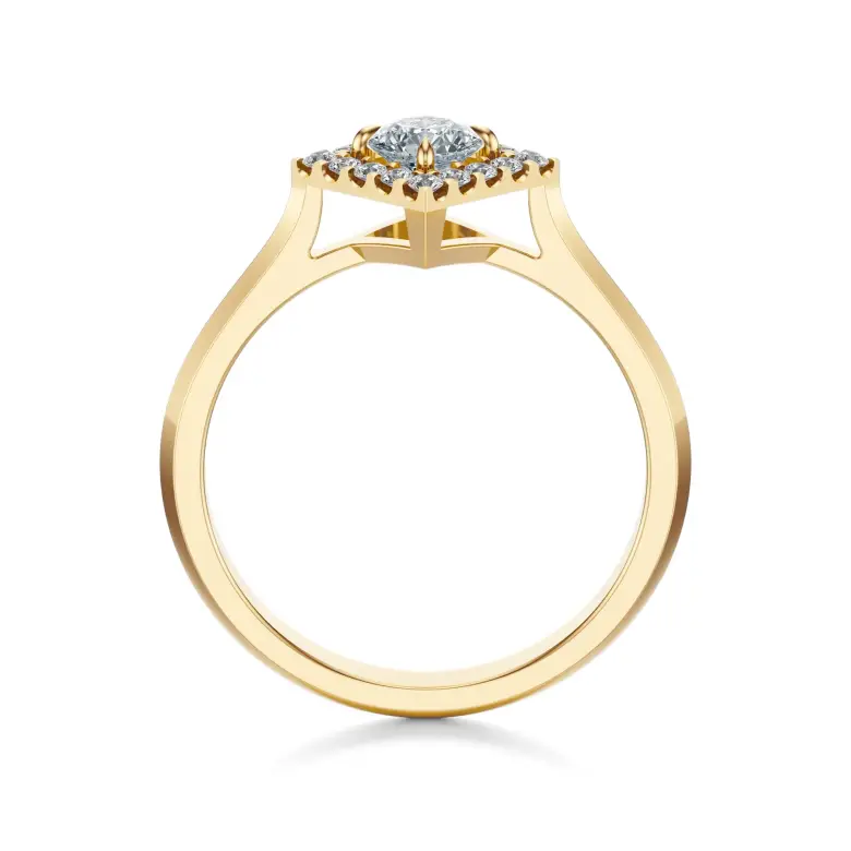 Pierścionek zaręczynowy z diamentami AJPZ_077